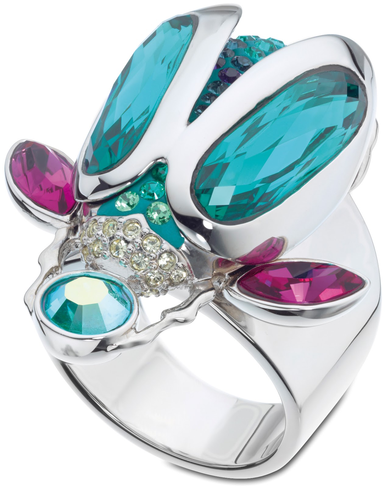 Tropical Paradise translucent ring