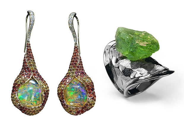 Неограненные украшения