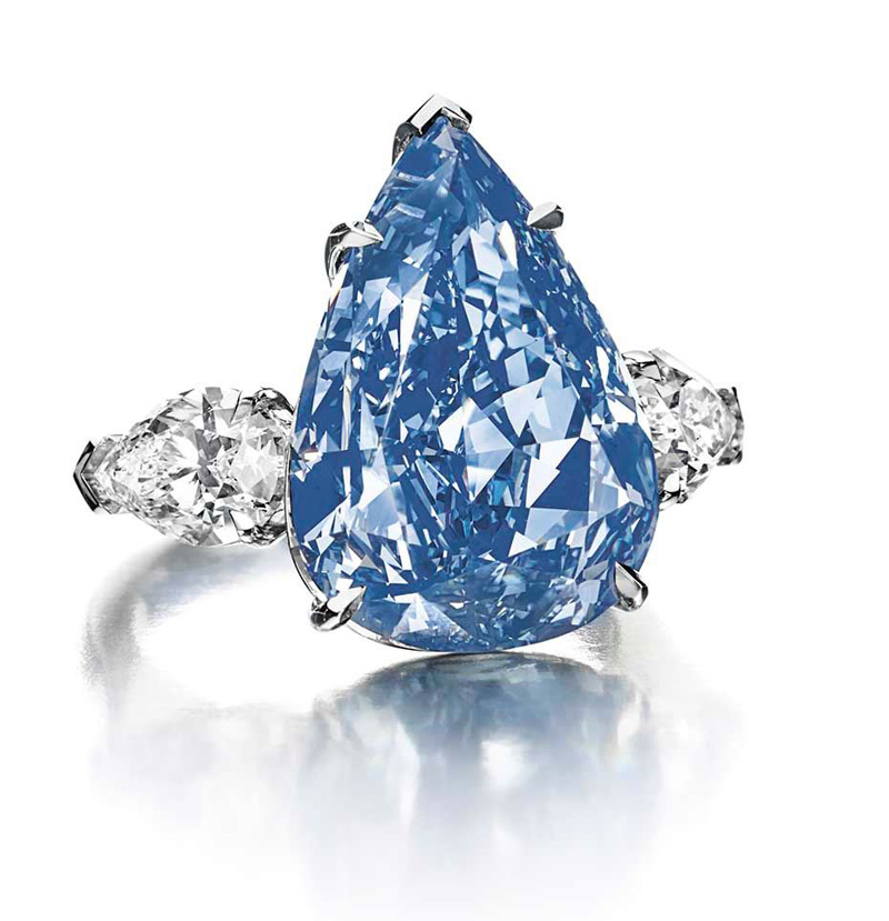 THE LARGEST FLAWLESS VIVID BLUE DIAMOND IN THE WORLD TO LEAD CHRISTIES GENEVA MAGNIFICENT JEWELS AUCTION