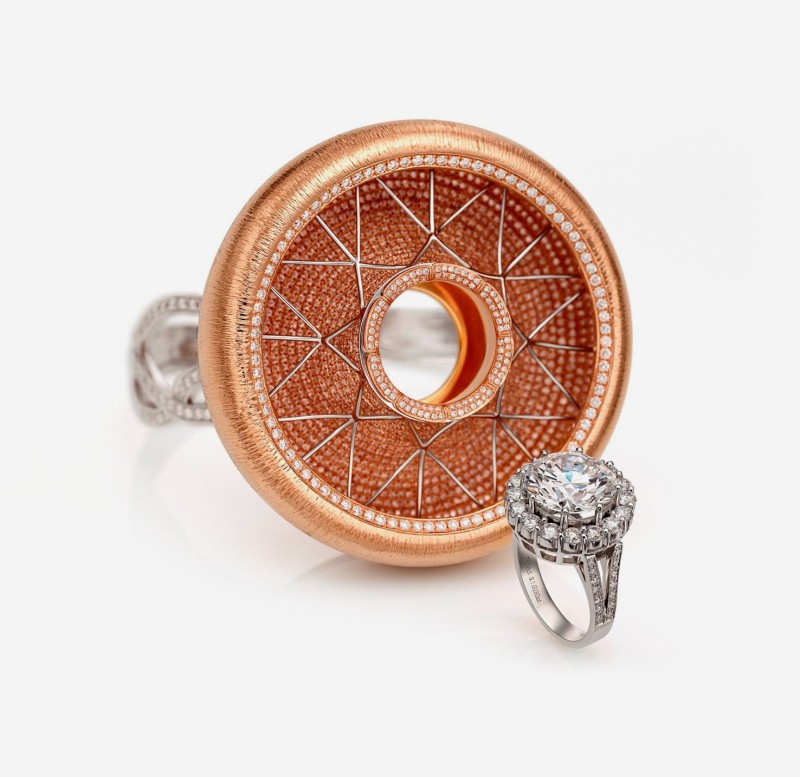 Кольцо Cradle of Diamonds от Shanghai Kimberlite Diamond Co Ltd