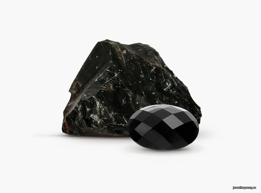 Черный Полудрагоценный Камень Название И Фото