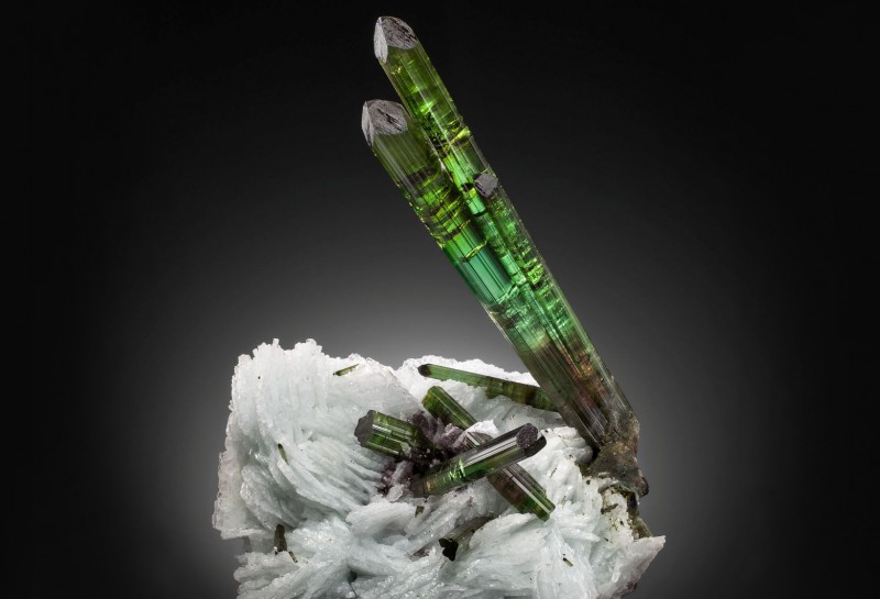 Турмалины Blastoff из коллекции Герхарда Вагнера