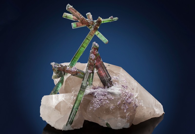 Турмалины Flower of Pederneira из коллекции Герхарда Вагнера