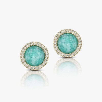 Серьги из коллекции Doves by Doron Paloma с амазонитом