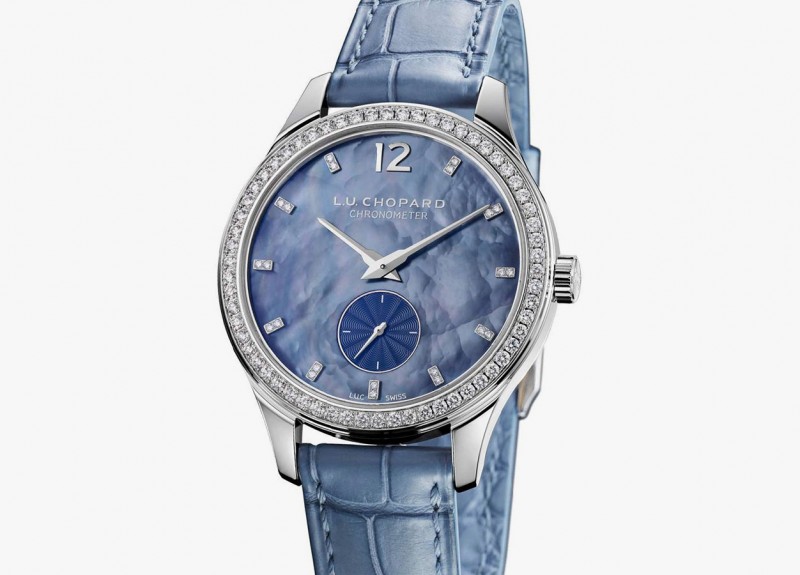 Изящные часы U.C XPS 35mm Esprit de Fleurier из белого золота с бриллиантами