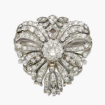 Бриллиантовая брошь конца XVIII века