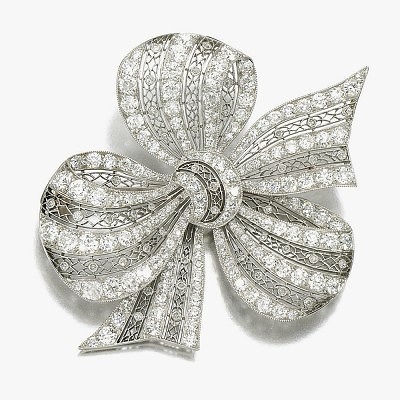 Бриллиантовая брошь от Hennell, приблизительно 1913 год